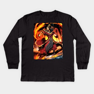 OZAI MERCH VTG Kids Long Sleeve T-Shirt